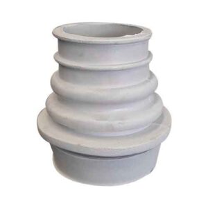 Fuelle de pvc de 2 anillos para caño de 50 mm