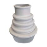 Fuelle de pvc de 3 anillos para caño de 40 mm