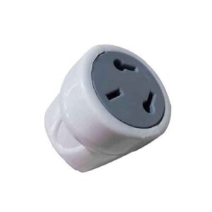 Ficha hembra 3 patas c/bornera