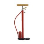 Inflador de pie pintado pico pinza 32 mm c/recuperador