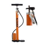 Inflador de pie pintado pico pinza 38 mm c/recuperador