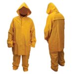 Traje con capucha pvc XXXL amarillo