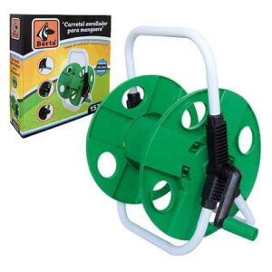 Enrollador p/manguera caño aluminio