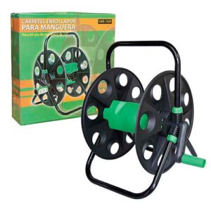 Enrollador p/manguera caño aluminio 60 mts. para mang. 1/2"