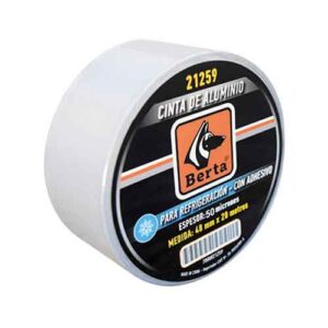 Cinta de aluminio con adhesivo 48 mm x 20 mts.