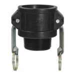 Acople camlock de PP tipo "B" - 2" con levas inox.