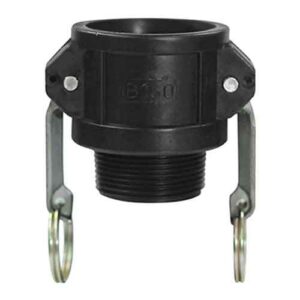 Acople camlock de PP tipo "B" - 1,1/2" con levas inox.