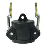 Acople camlock de PP tipo "DC" - 3/4" con levas inox.