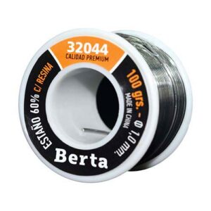 Estaño 60% Berta 1 mm (carrete de 100 grs)