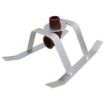 Soporte trineo de hierro galvanizado p/ aspersor 1"