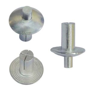 Remache de alum. expans. a golpe p/puntones (x 100 uds.)
