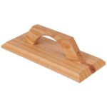 Fratacho de madera de algarrobo liso 30 cm