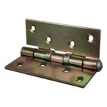 Bisagra tipo municion 75-75 ala c/agujeros hierro zinc.