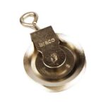 Roldana de metal niquelada 50 mm