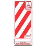 Cartel puesto matafuego 27 x 90