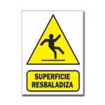 Cartel atencion sup. Resbaladiza 22 X 26