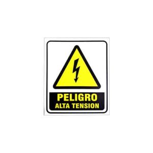 Cartel peligro alta tension 10 x 15