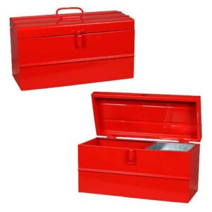 Caja metalica c/band. 415 x 180 x 215 mm