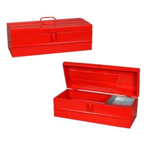 Caja metalica c/band. 500 x 200 x 170 mm