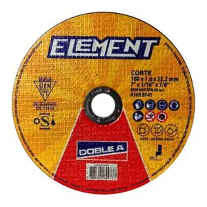 Disco plano o/a 180 x 1,6 x 22 Doble A