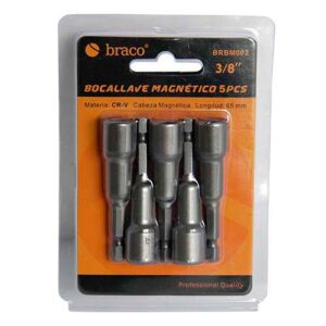 Bocallave magnetica 3/8" (blister x 5 uds.) Braco