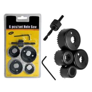 Juego sierras copas p/ madera 6 pcs.