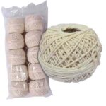 Hilo de algodón crudo bobina 1 kg. nr 8 - 9 - 18 - 27