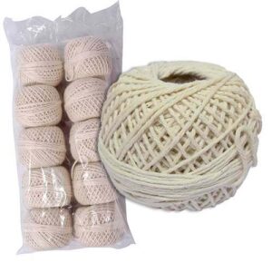 Hilo de algodón crudo bobina 1 kg. nr 8 - 9 - 18 - 27