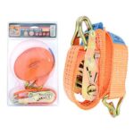 Cincha c/crique - banda de amarre 55 mm x 6 mt . 2 tn