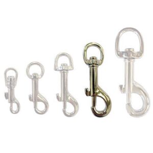 Mosqueton cromado nro. 4 - 75 mm