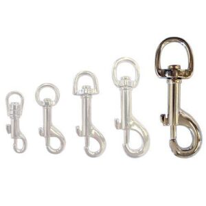 Mosqueton cromado nro. 5 - 90 mm