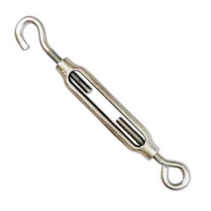 Tensor acero nodular ojo/gancho 3/8"