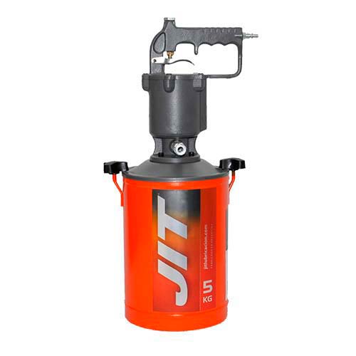 Grasera neumatica de 5 kg. c/mang. de acero x 1.50