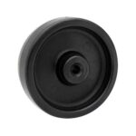 Rueda polip. negro 50 mm x 17 mm - eje 7 mm