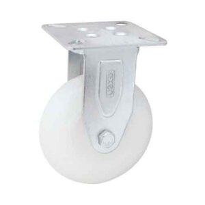 Rueda nylon max 100 mm base fija (c/ rodillo)