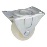 Rueda nylon / PP base fija 38 mm (c/ bulon)