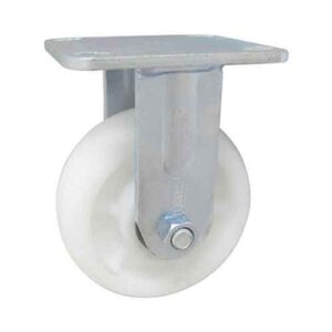 Rueda PP 125 mm base fija (c/ 2 bujes)