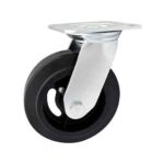 Rueda fund. y goma base girat. 125 mm (rodillo)