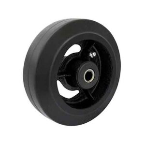 Rueda fund.y goma 100 mm sola (rodillo)