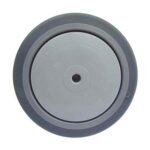 Rueda TPR p/ chango 125 X 29 mm base agujero girat. (c/ ruleman)