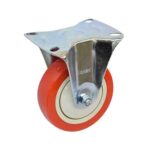 Rueda PU / PP 100 mm con ruleman base fija