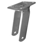 Horquilla girat. 100 mm base 114 x 100 mm 3/16"