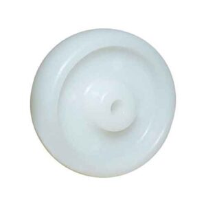 Rueda PP blanca 40mm mor sola