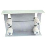 Estabilizador p/portones c/4 rodillos de nylon