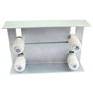 Estabilizador p/portones c/4 rodillos de nylon