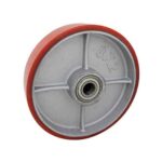 Rueda fund. y PU 125 mm sola (2 rulemanes)