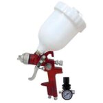 Pistola pintar por gravedad 600 cc. Mod. H-827 - c/regulador y manometro