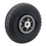 Rueda neum. 250 mm eje centrado 16 mm p/ carreta paquetera