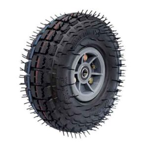 Rueda neum. 250 mm rul. centrado 16 mm 6 tel