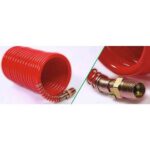 Manguera espiralada nylon 7,5 mts - rosca 1/4"